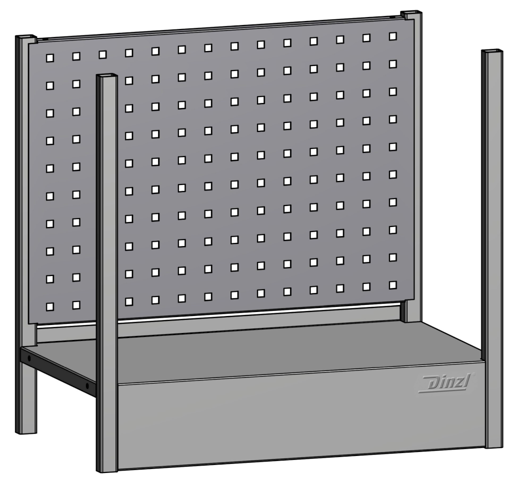 Bild von JURA-MODUL - Bodenmodul - Bodenmodul mit einer Lochplatte (VPE=1 Stück)